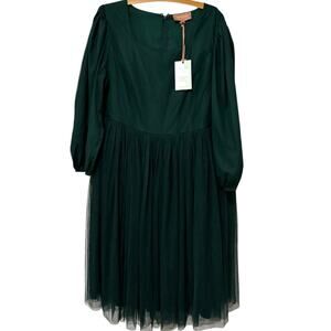 JessaKae Dark Green Midi Dress